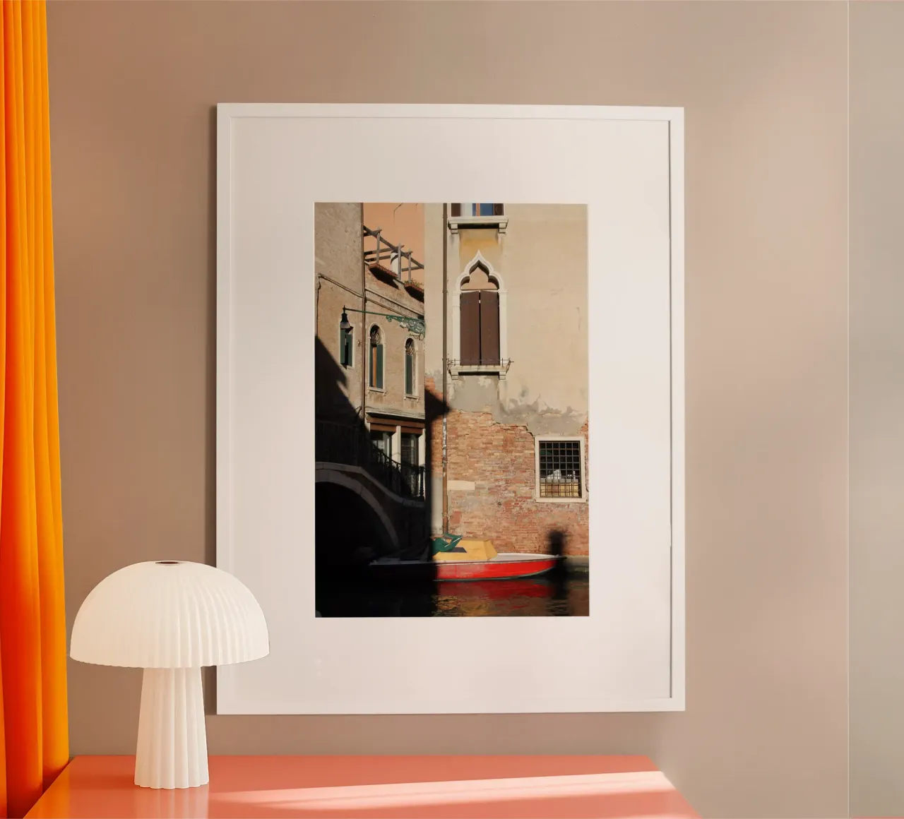 Venezia 18 poster con telaio in legno da eyes & tries
