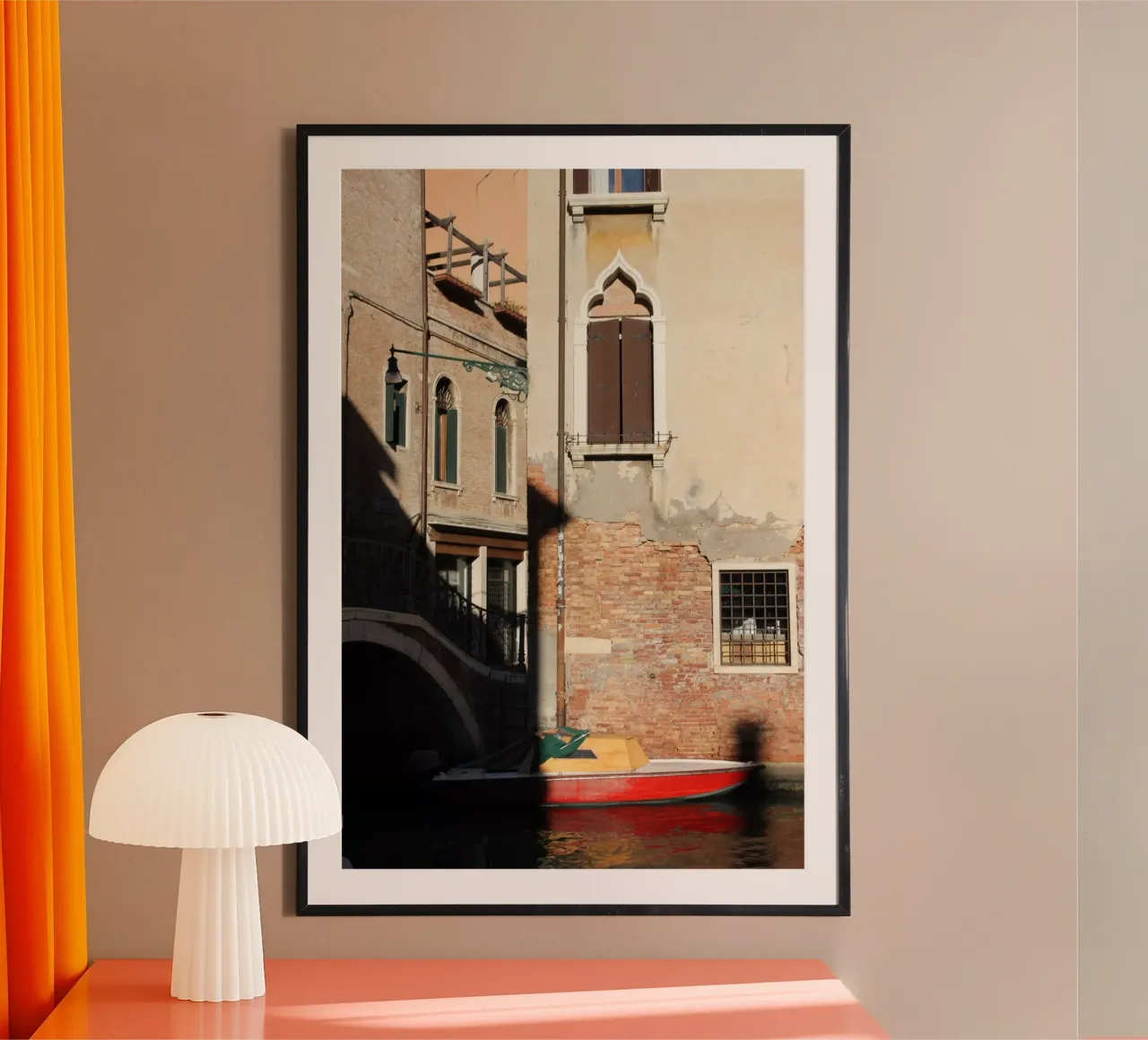 Venezia 18 poster con telaio in legno da eyes & tries