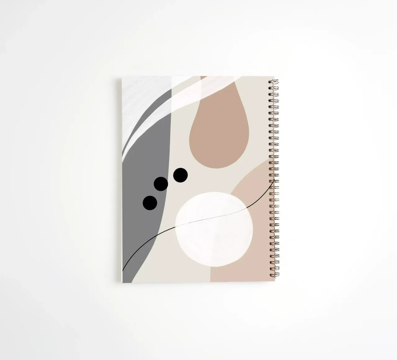 Boho Style No. 6 - Elegant spiral notebook by Melanie Viola