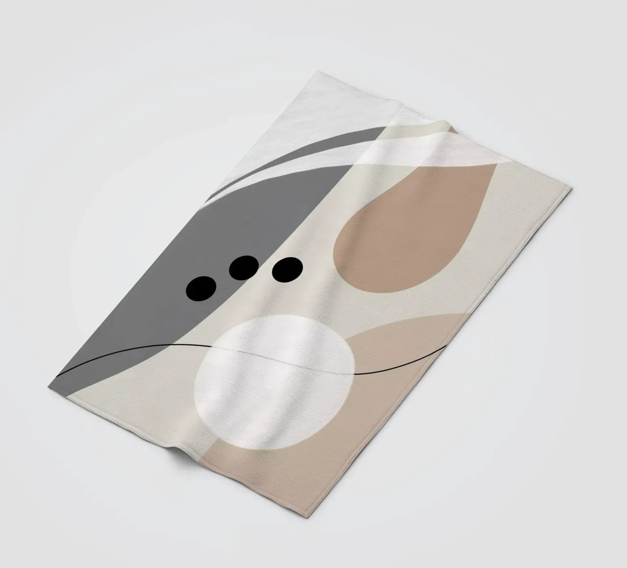 Boho Style No. 6 - Elegant fleece blanket by Melanie Viola