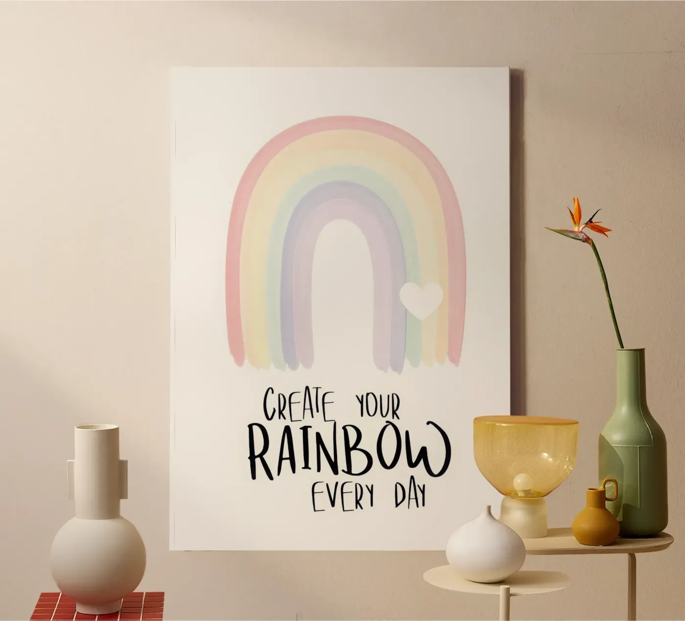 Create Rainbow canvas by Miguel Dehn