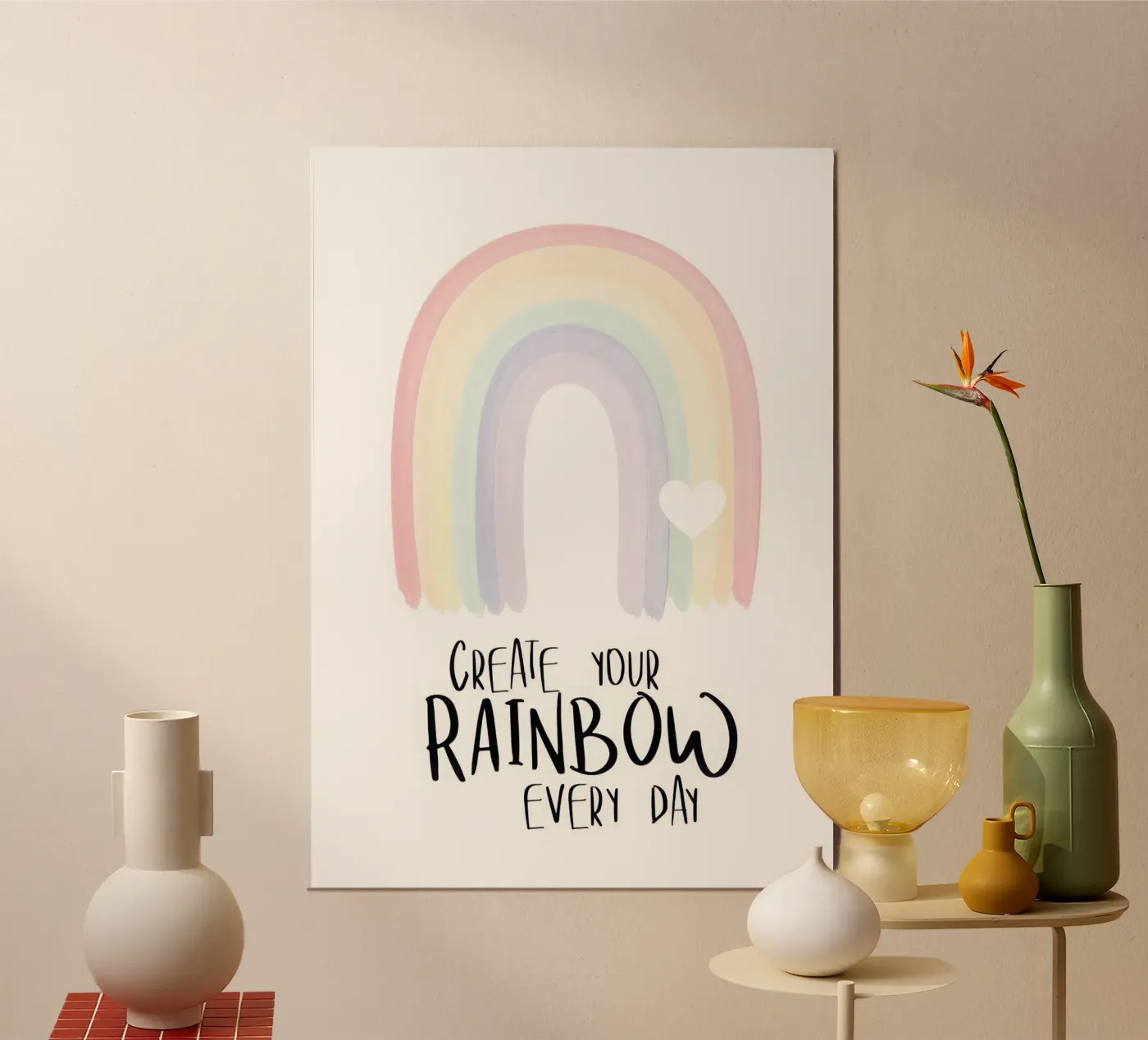Create Rainbow poster by Miguel Dehn