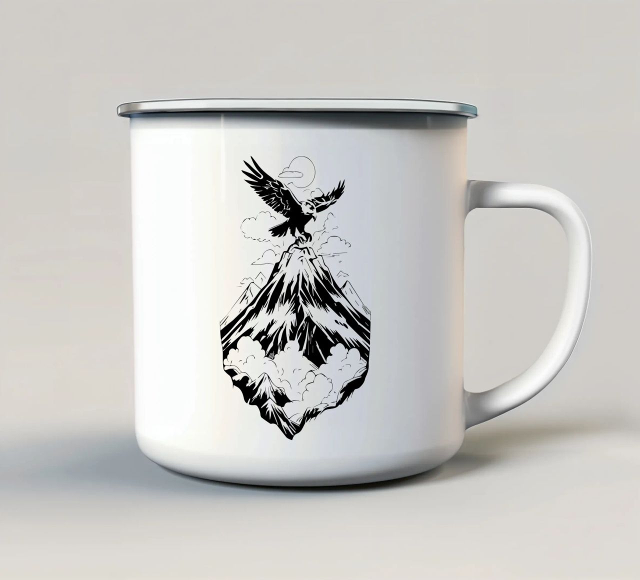 Vulcan Falcon tazza in smalto da artdesign1985