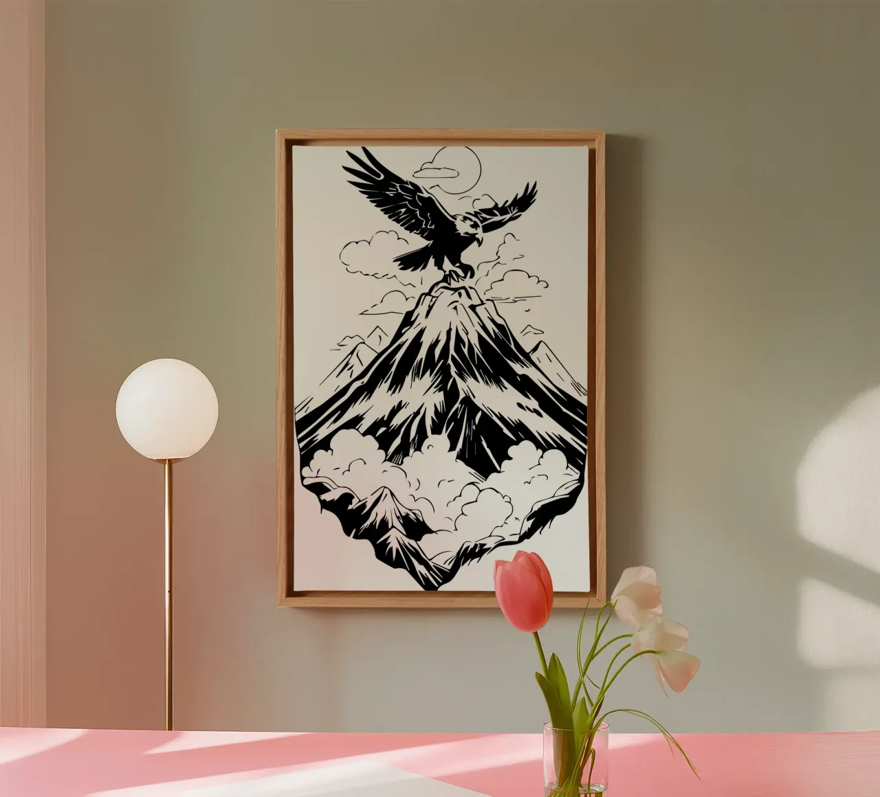 Vulcan Falcon tela con Cornice a cassetta da artdesign1985