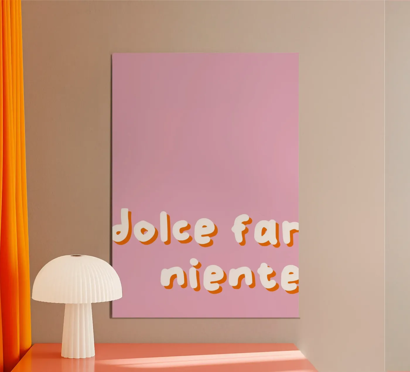 Dolce far Niente Poster poster da bright walls design