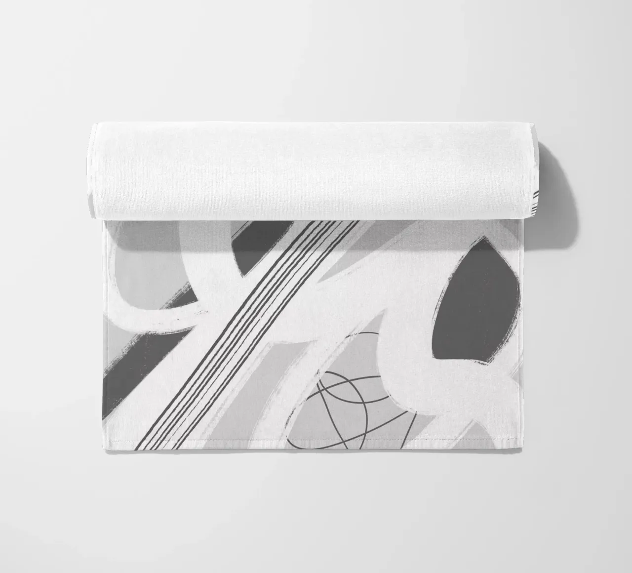 Abstract Painting No. 11 - Chaos and Silence beach towel by Melanie Viola