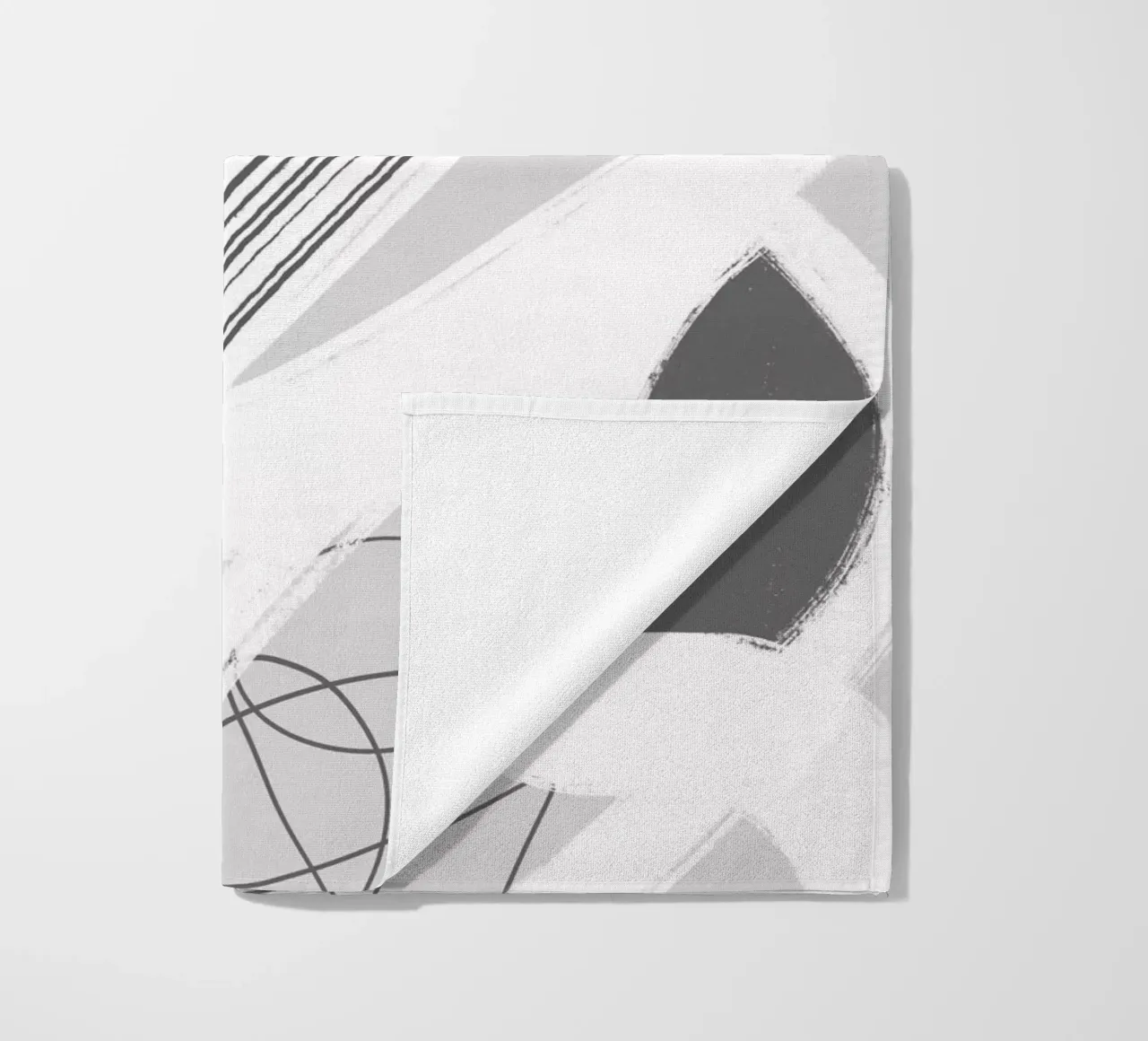 Abstract Painting No. 11 - Chaos and Silence beach towel by Melanie Viola