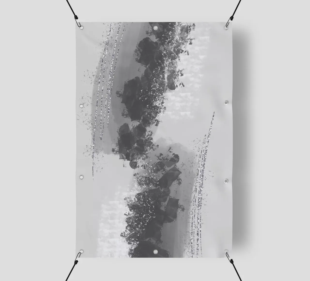 Pittura astratta n. 12 - Attrazione telo in pvc da Melanie Viola