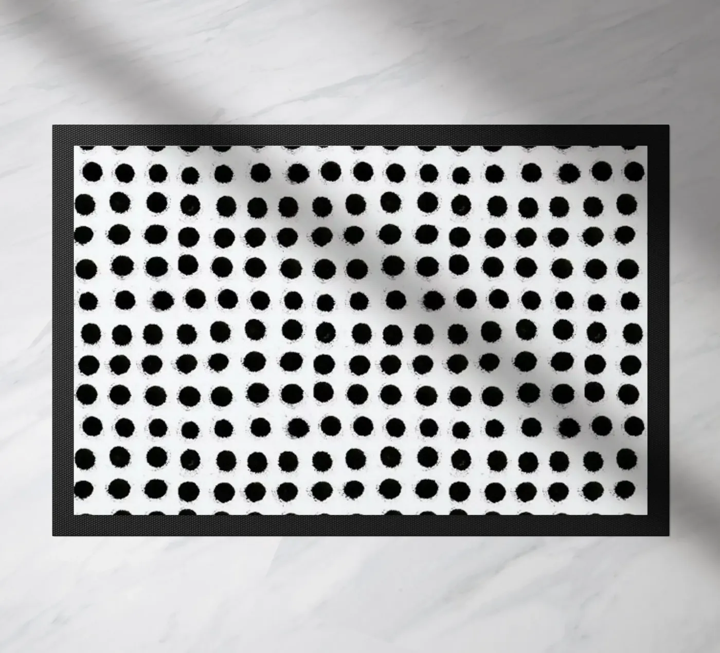 Ink Dots doormat by Maren Gross