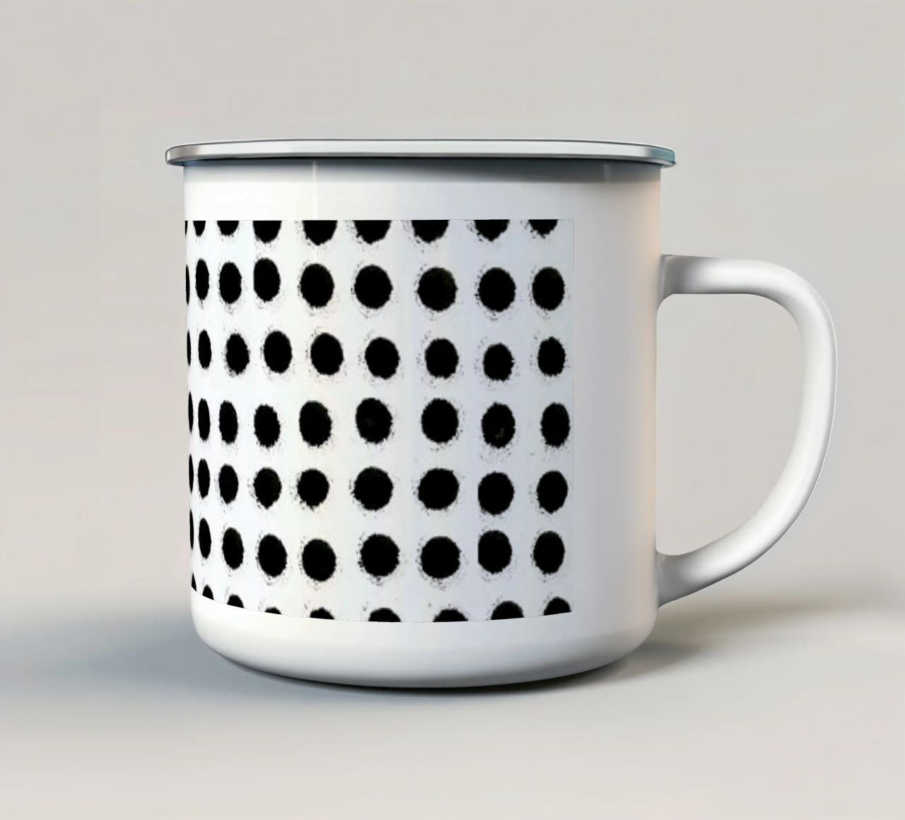 Ink Dots tazza in smalto da Maren Gross