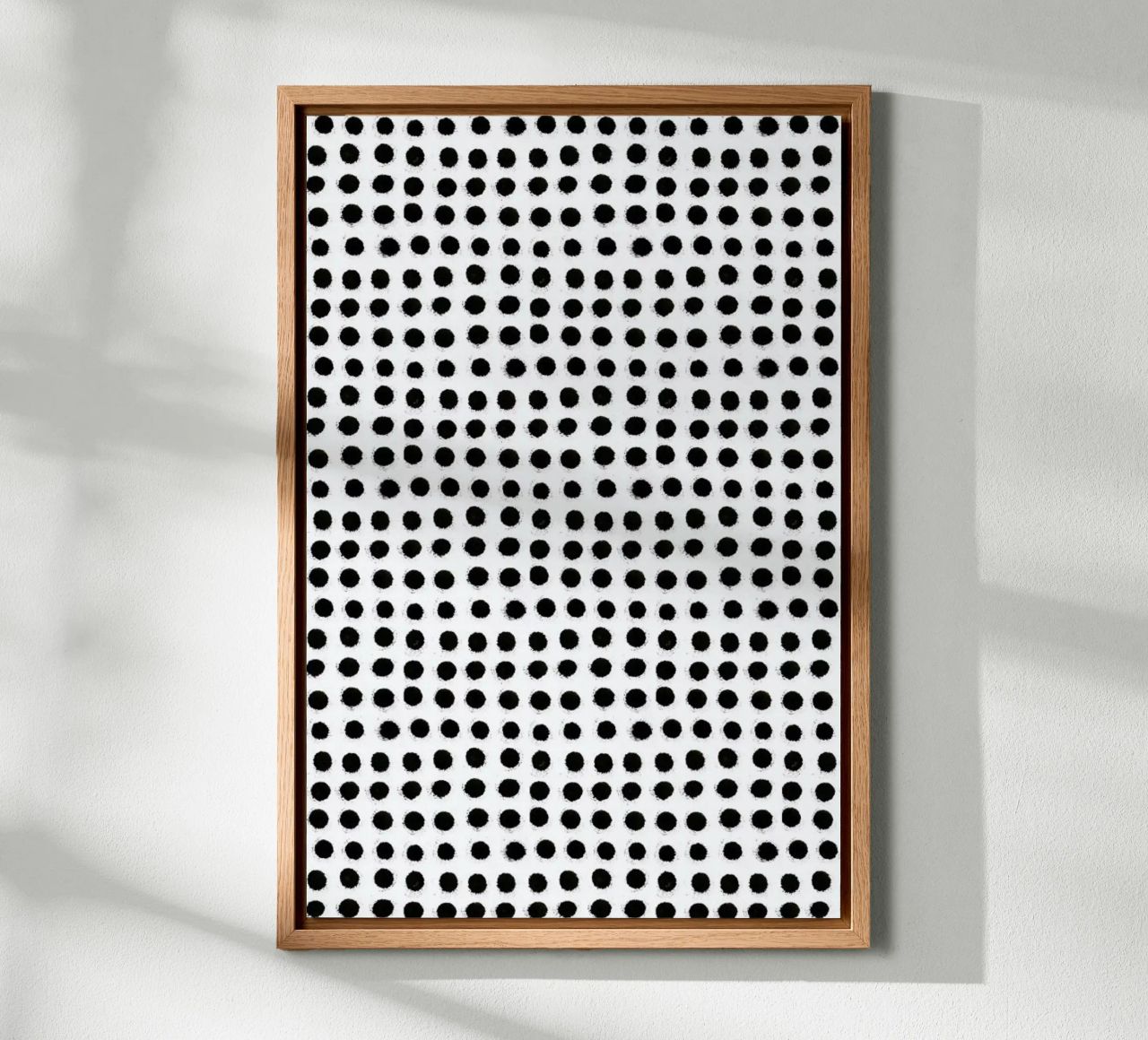 Ink Dots canvas by Maren Gross