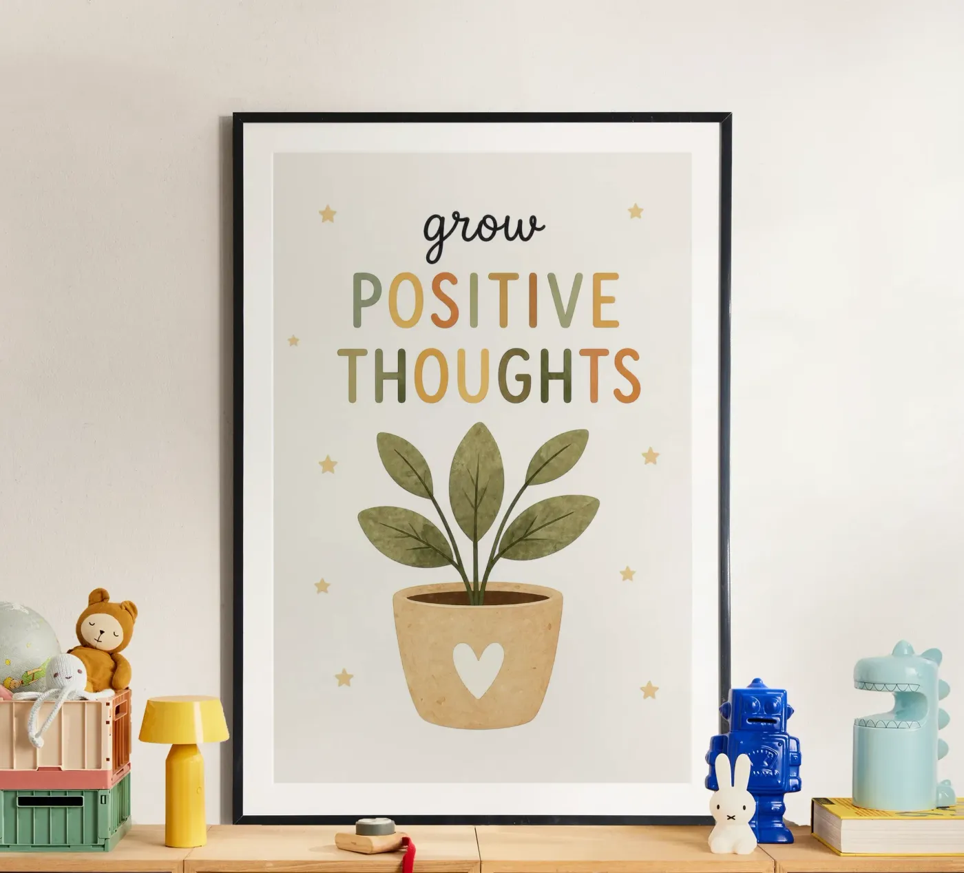 Positive Thoughts poster by Elinarts