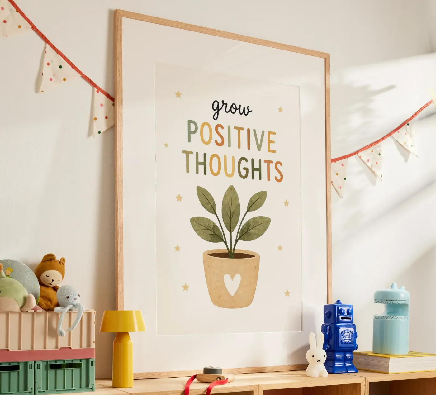 Positive Thoughts poster by Elinarts