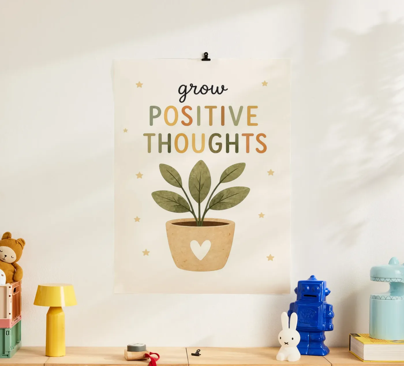 Positive Thoughts poster by Elinarts