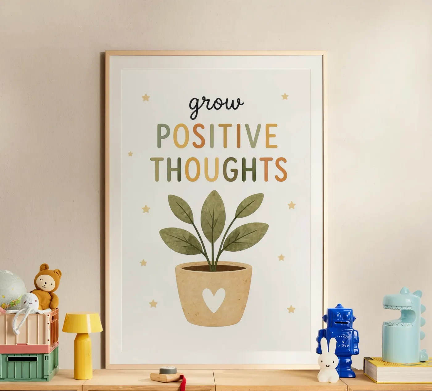 Positive Thoughts poster by Elinarts