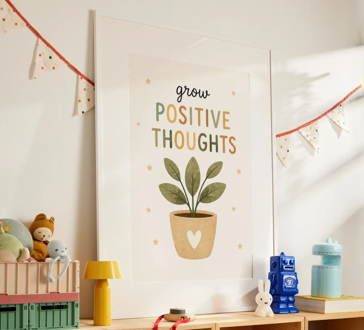 Positive Thoughts poster by Elinarts