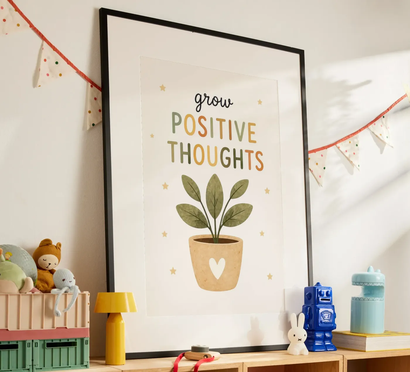 Positive Thoughts poster by Elinarts