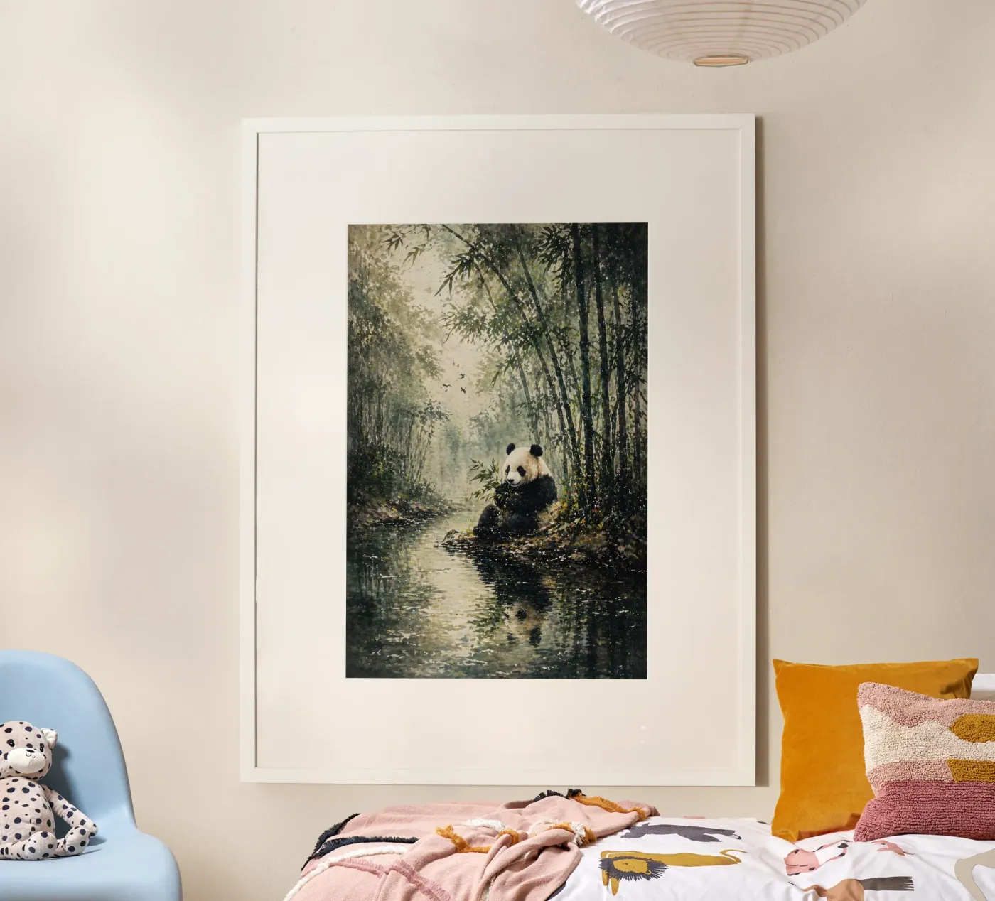 Stai tranquillo, Panda poster da Elinarts