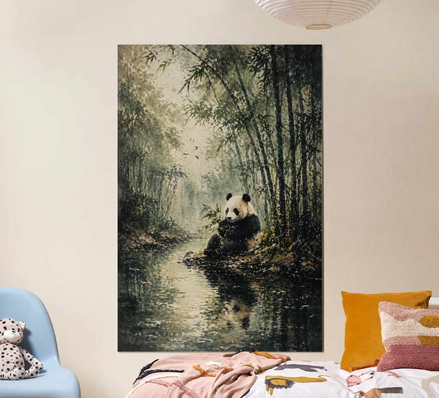 Stai tranquillo, Panda poster da Elinarts