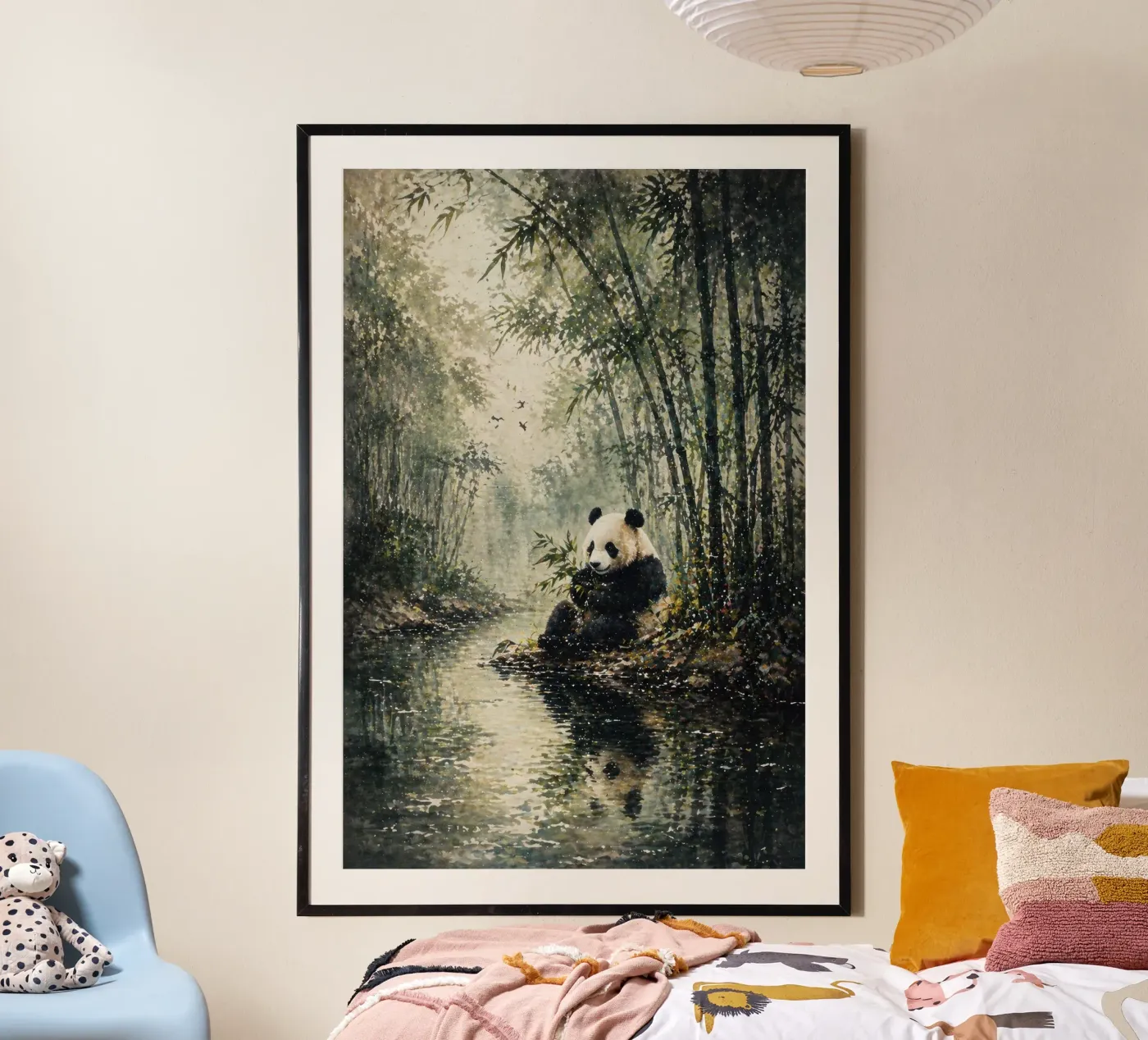 Stai tranquillo, Panda poster da Elinarts