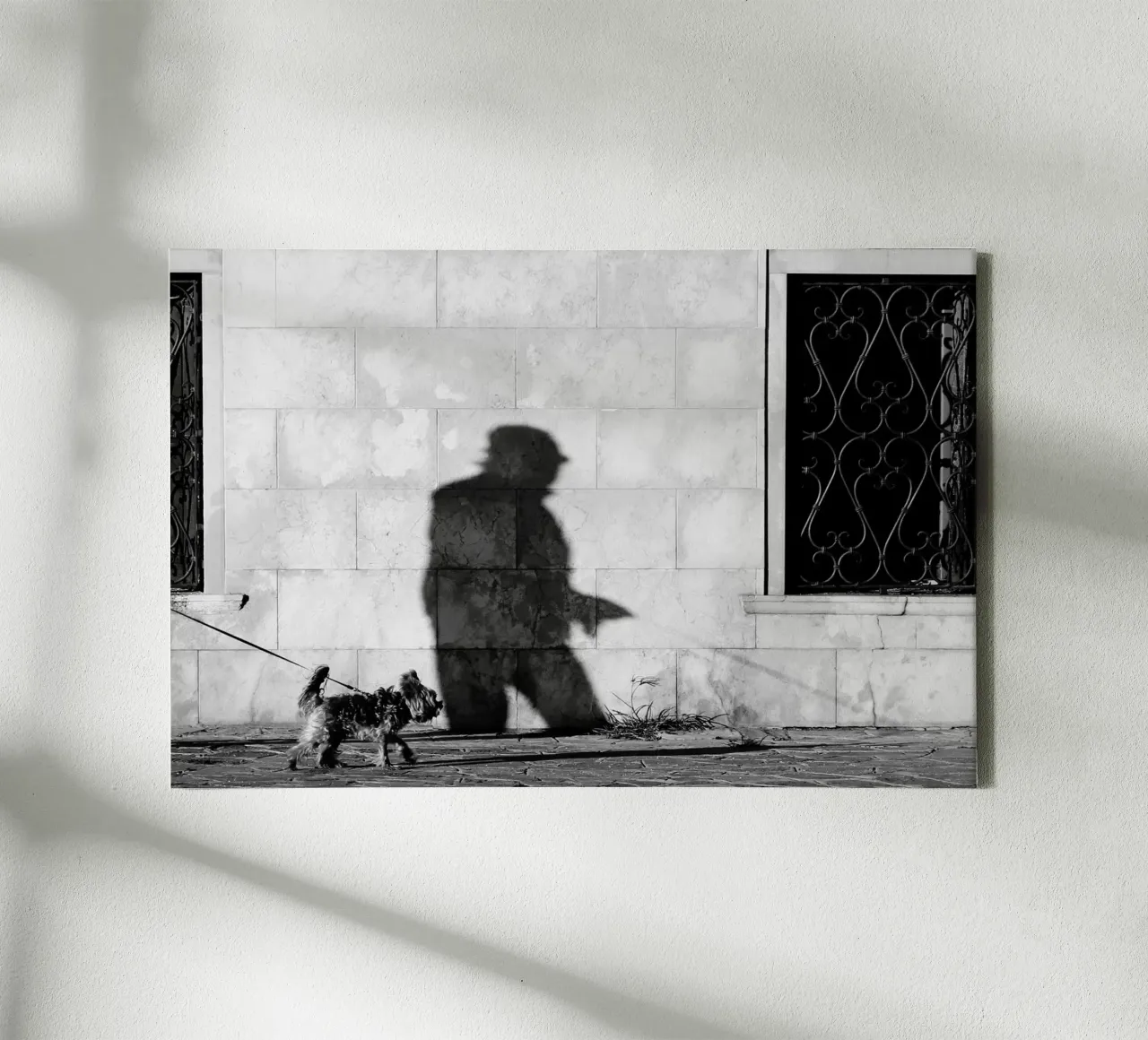 Cane e padrone tela con Cornice a cassetta da eyes & tries