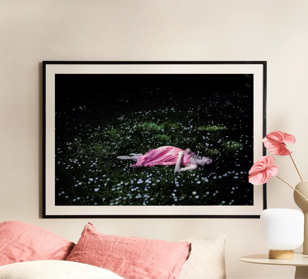 Raluca poster con telaio in legno da Ana Topoleanu