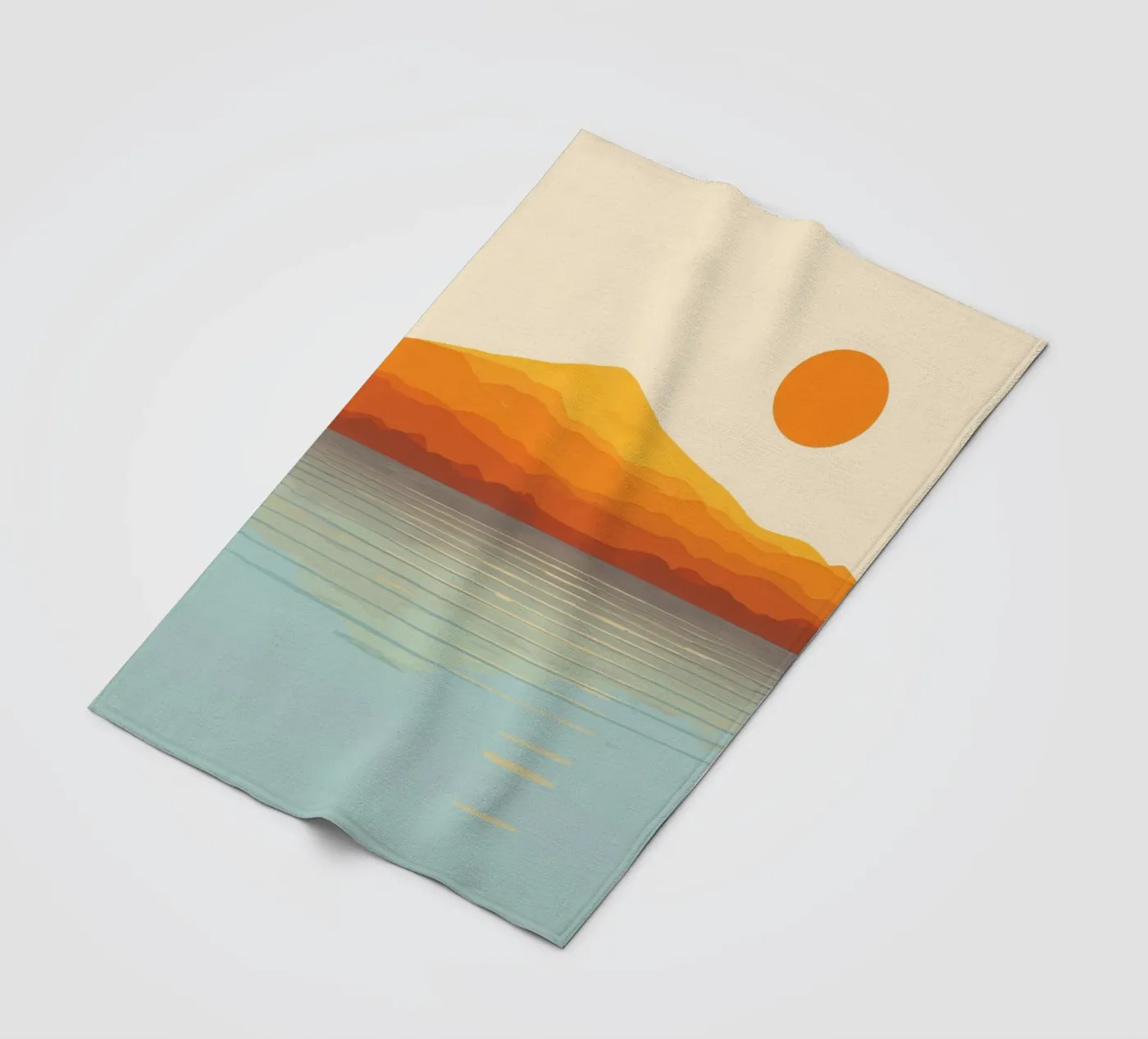 Sunset Landscape Fleecedecke von Jannie goods
