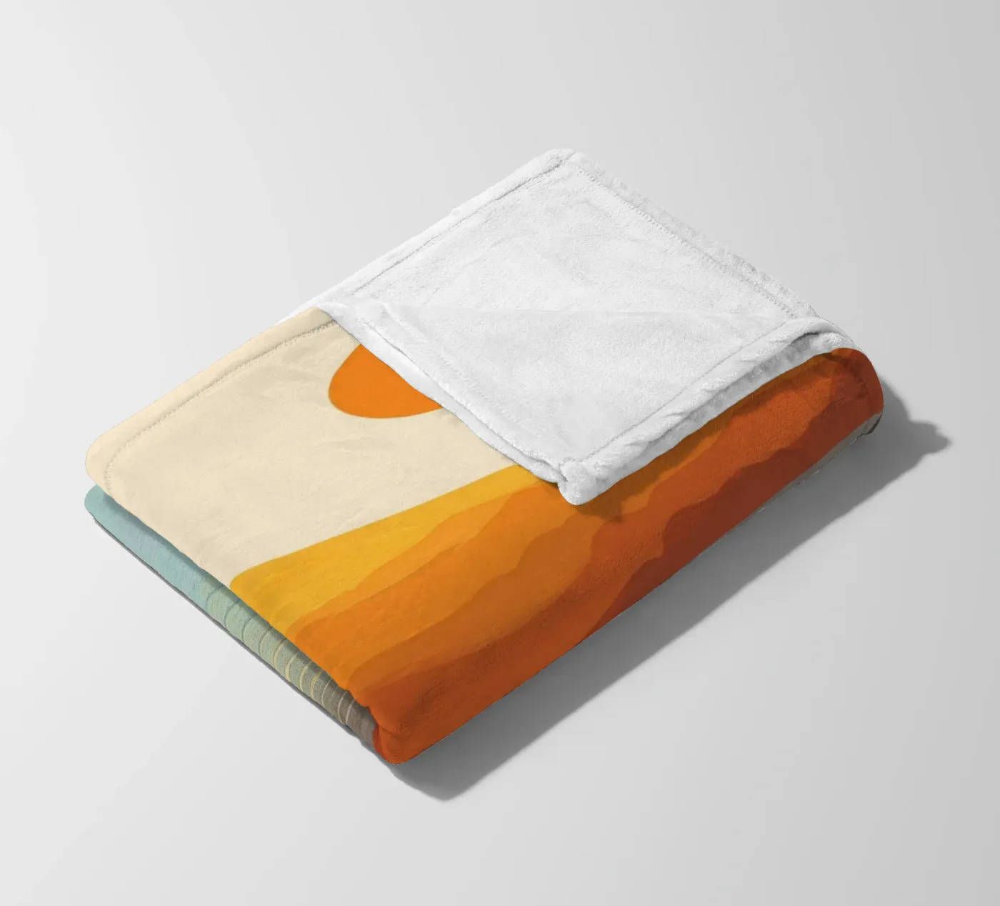 Sunset Landscape Fleecedecke von Jannie goods