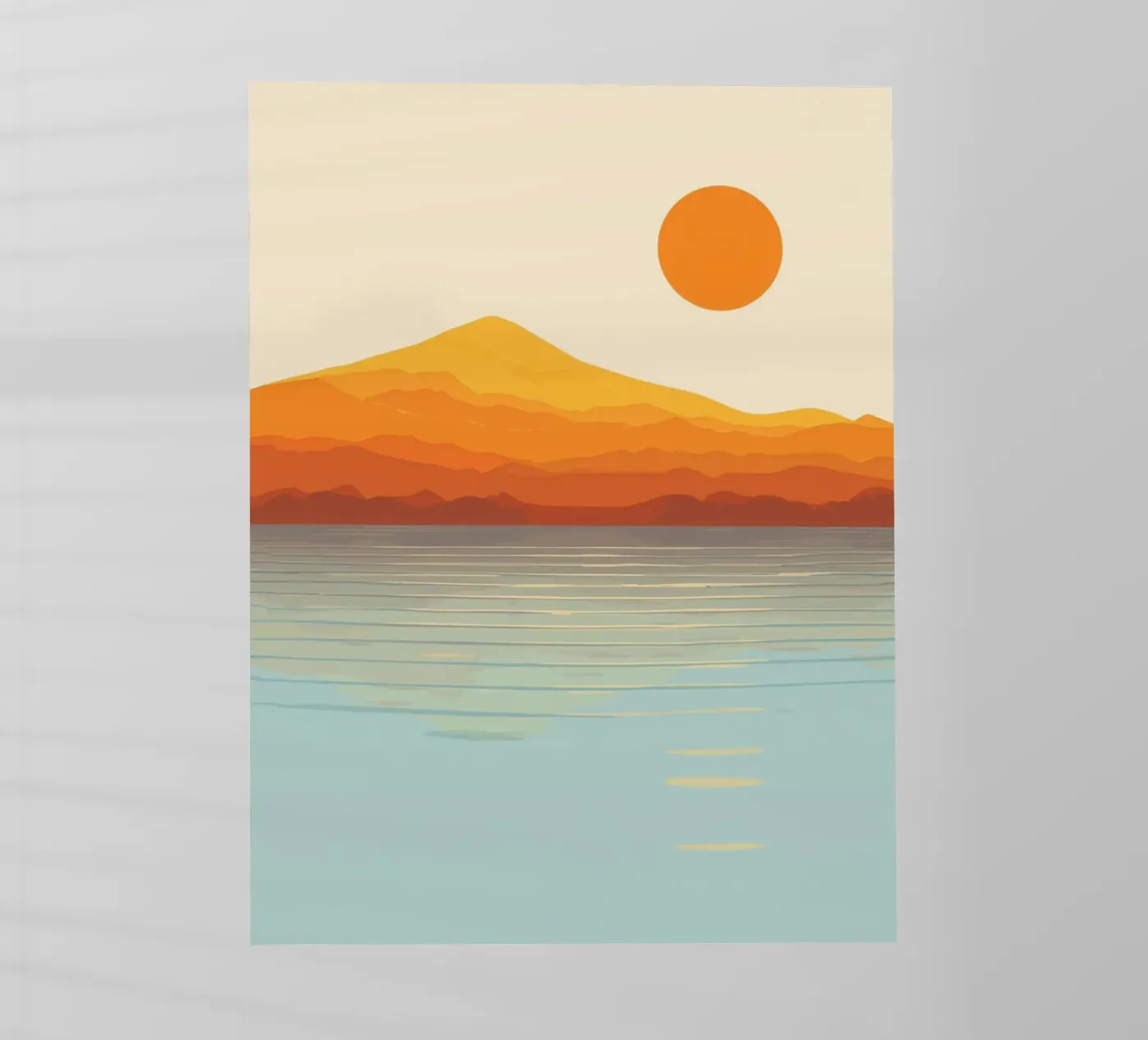 Sunset Landscape pellicola backlit da Jannie goods