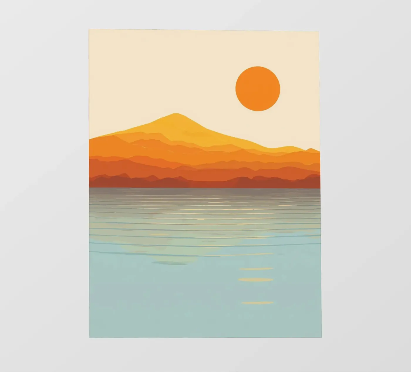 Sunset Landscape pellicola backlit da Jannie goods