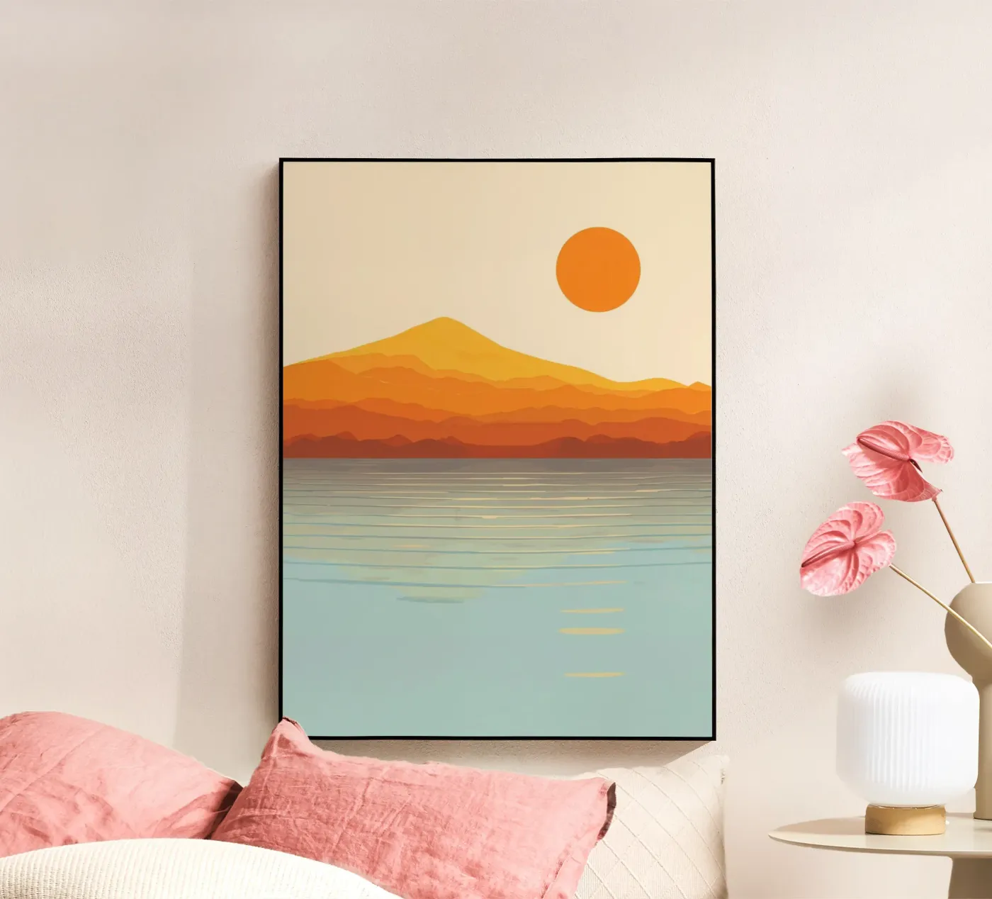 Sunset Landscape plexiglas de Jannie goods