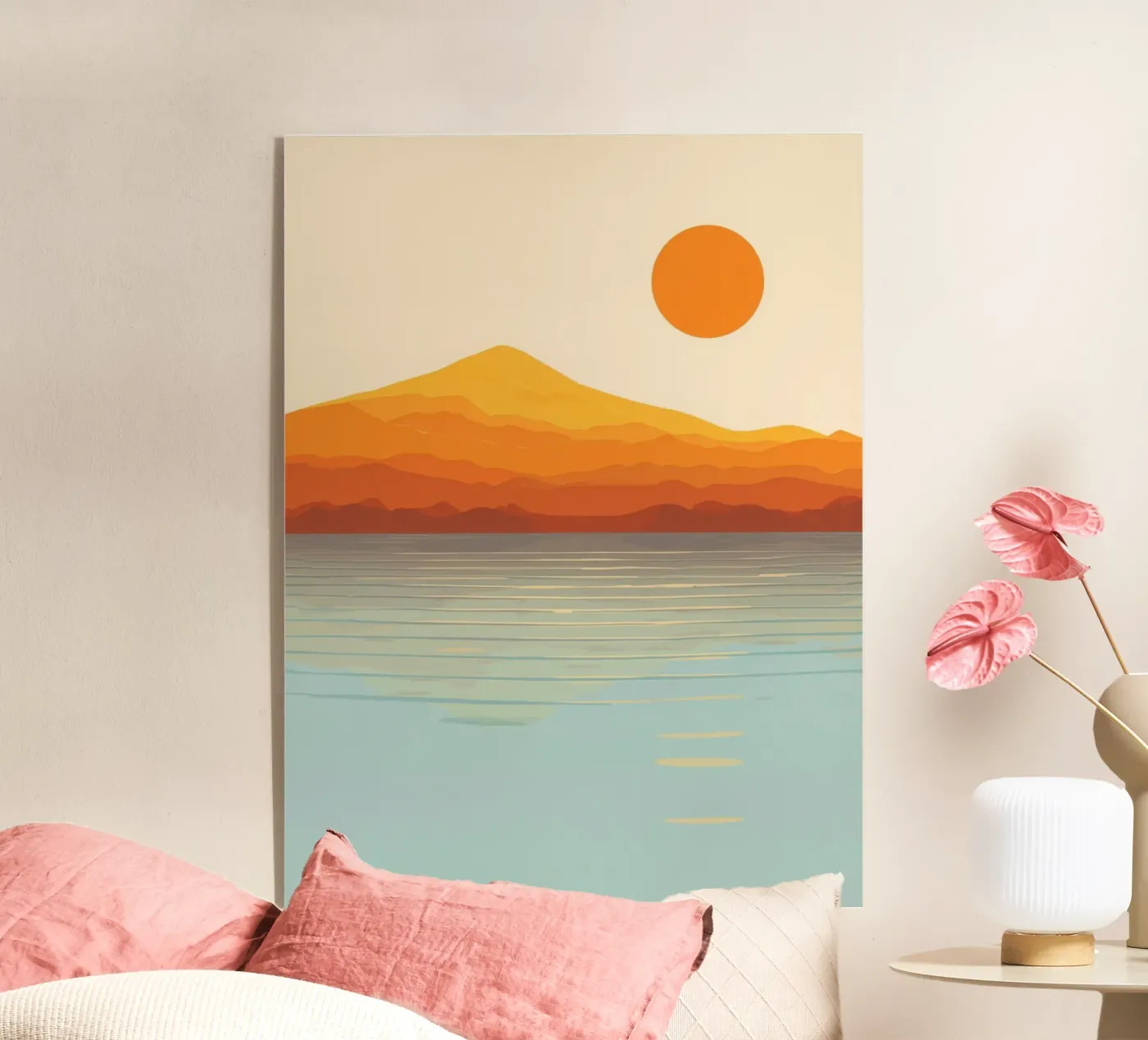 Sunset Landscape plexiglas de Jannie goods