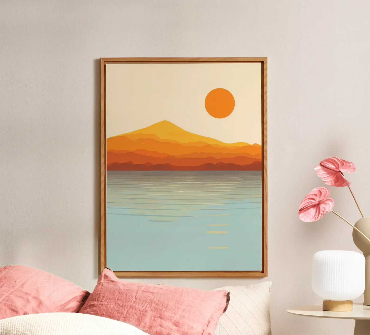 Sunset Landscape pannello forex da Jannie goods