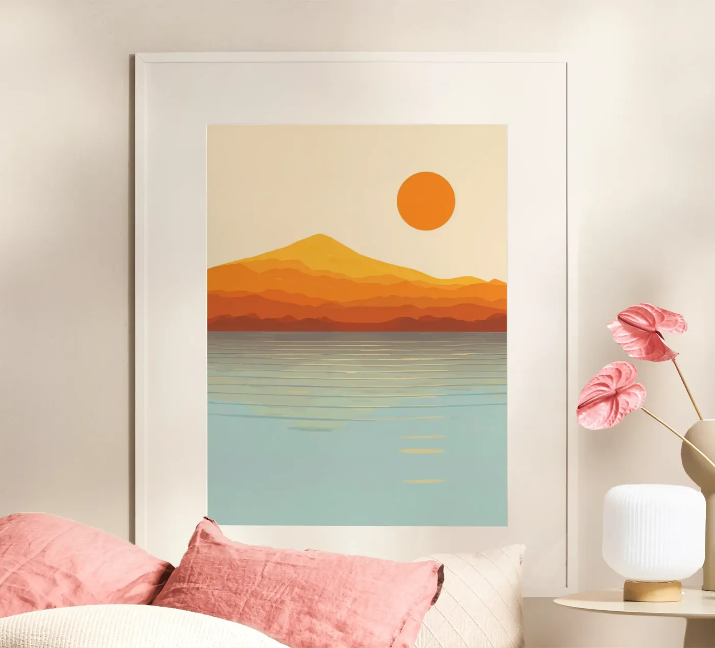 Sunset Landscape Poster von Jannie goods