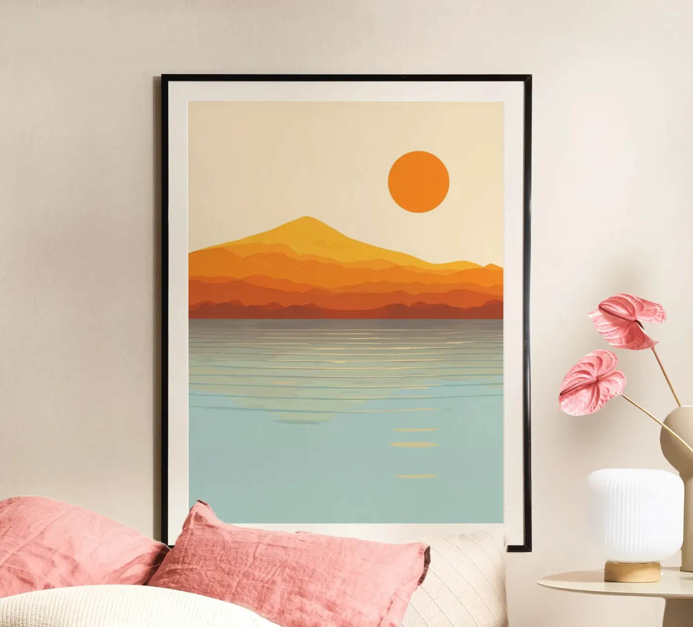 Sunset Landscape Poster von Jannie goods