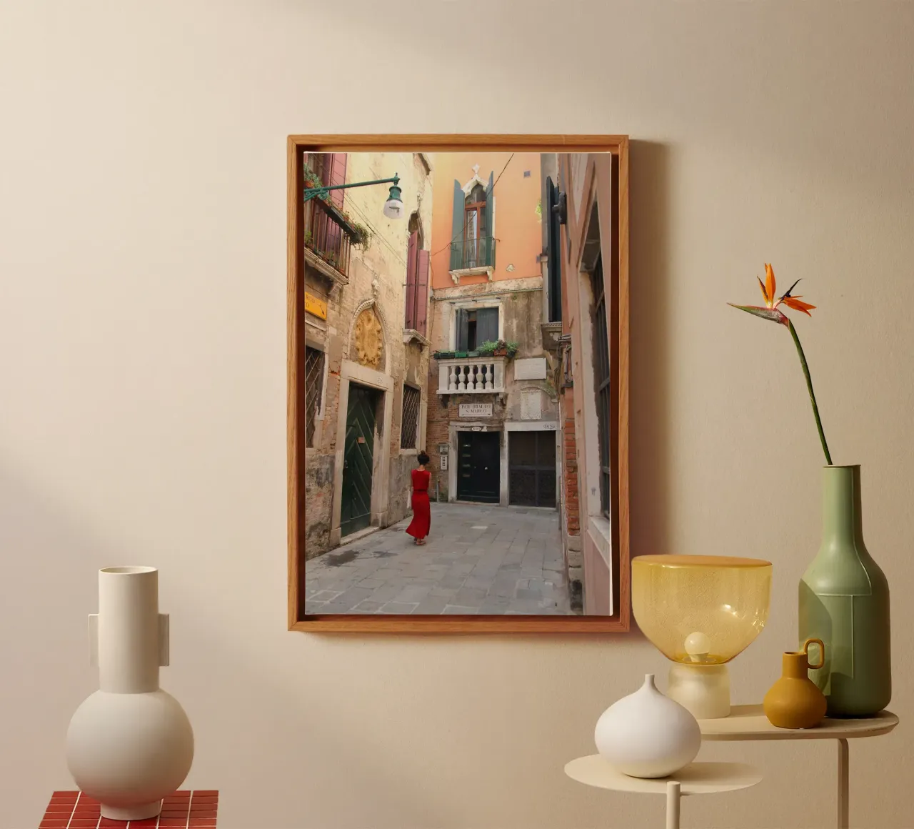 Venice 30 canvas with Floater frame by eyes & tries