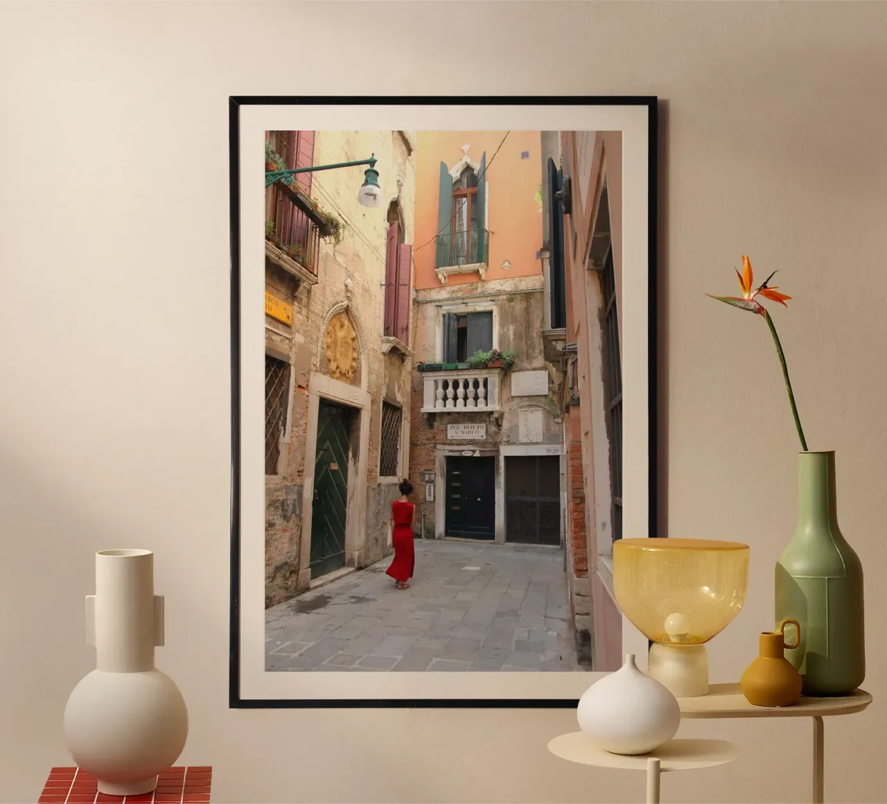Venezia 30 poster con telaio in legno da eyes & tries