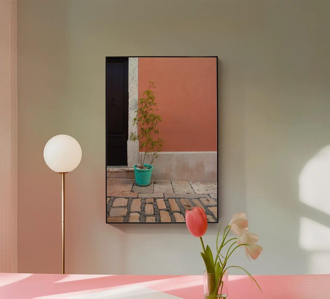 Blumentopf plexiglass da eyes & tries