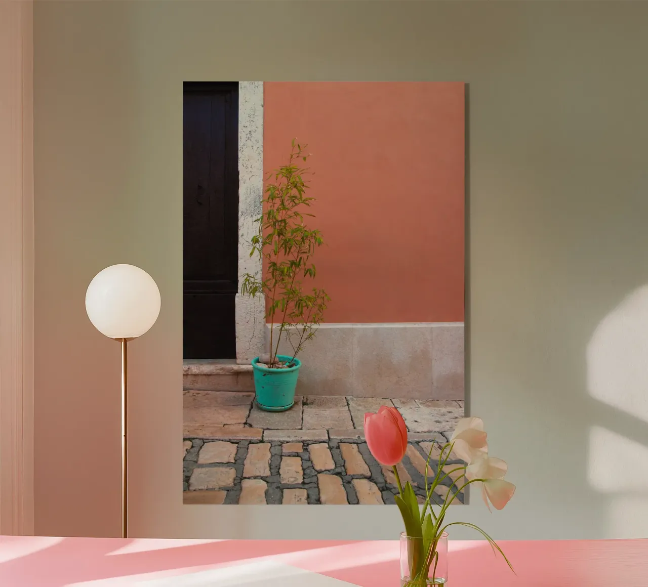 Blumentopf plexiglass da eyes & tries