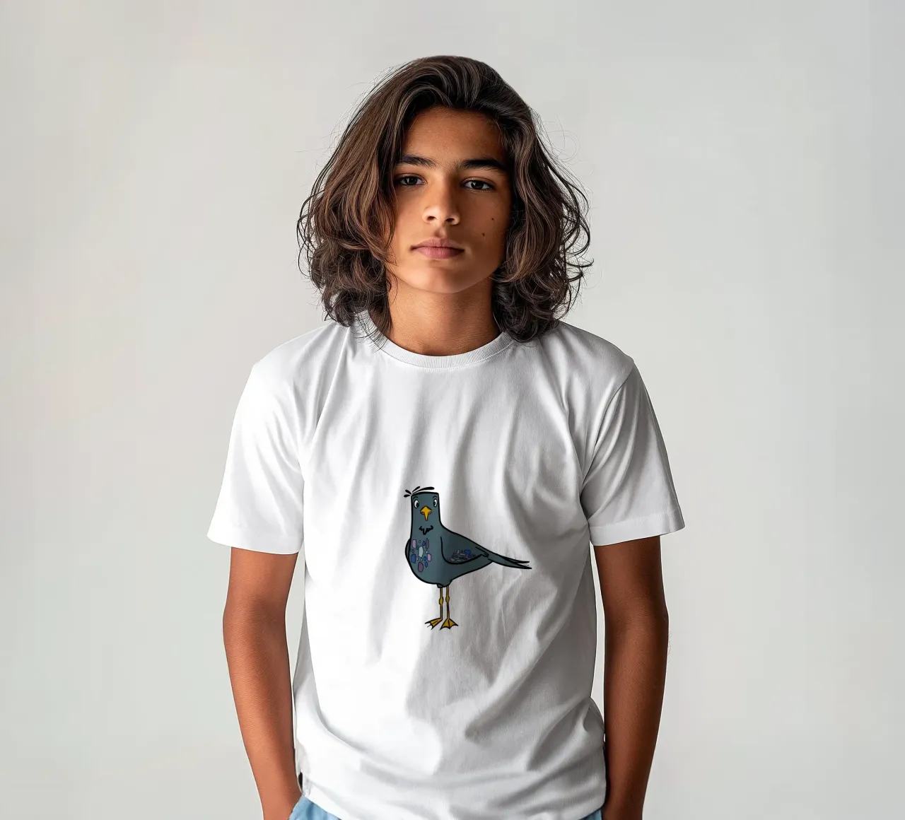 Birdy - Taubenmöve t-shirt bambini da STFI.studio