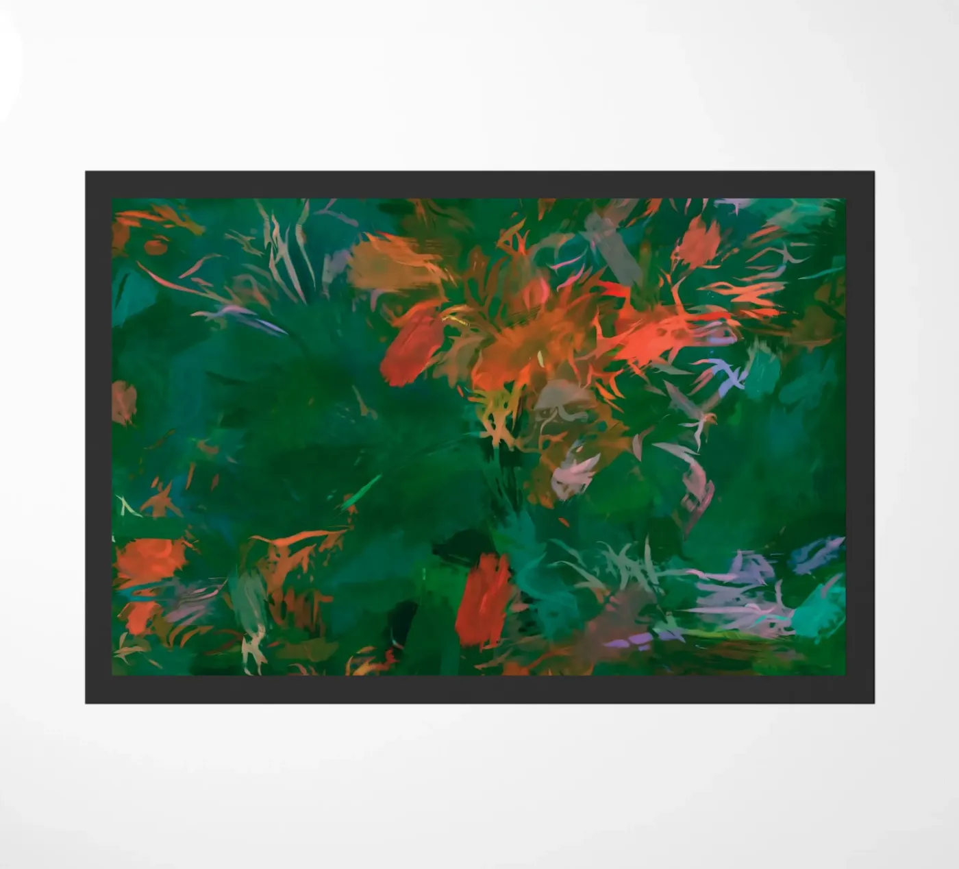 Diepe jungle deurmat van 83oranges.com