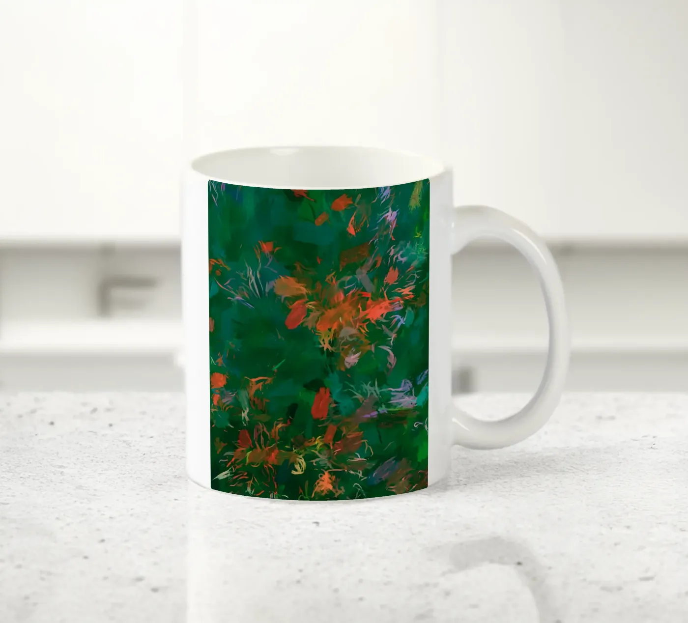 Deep Jungle ceramic mug by 83oranges