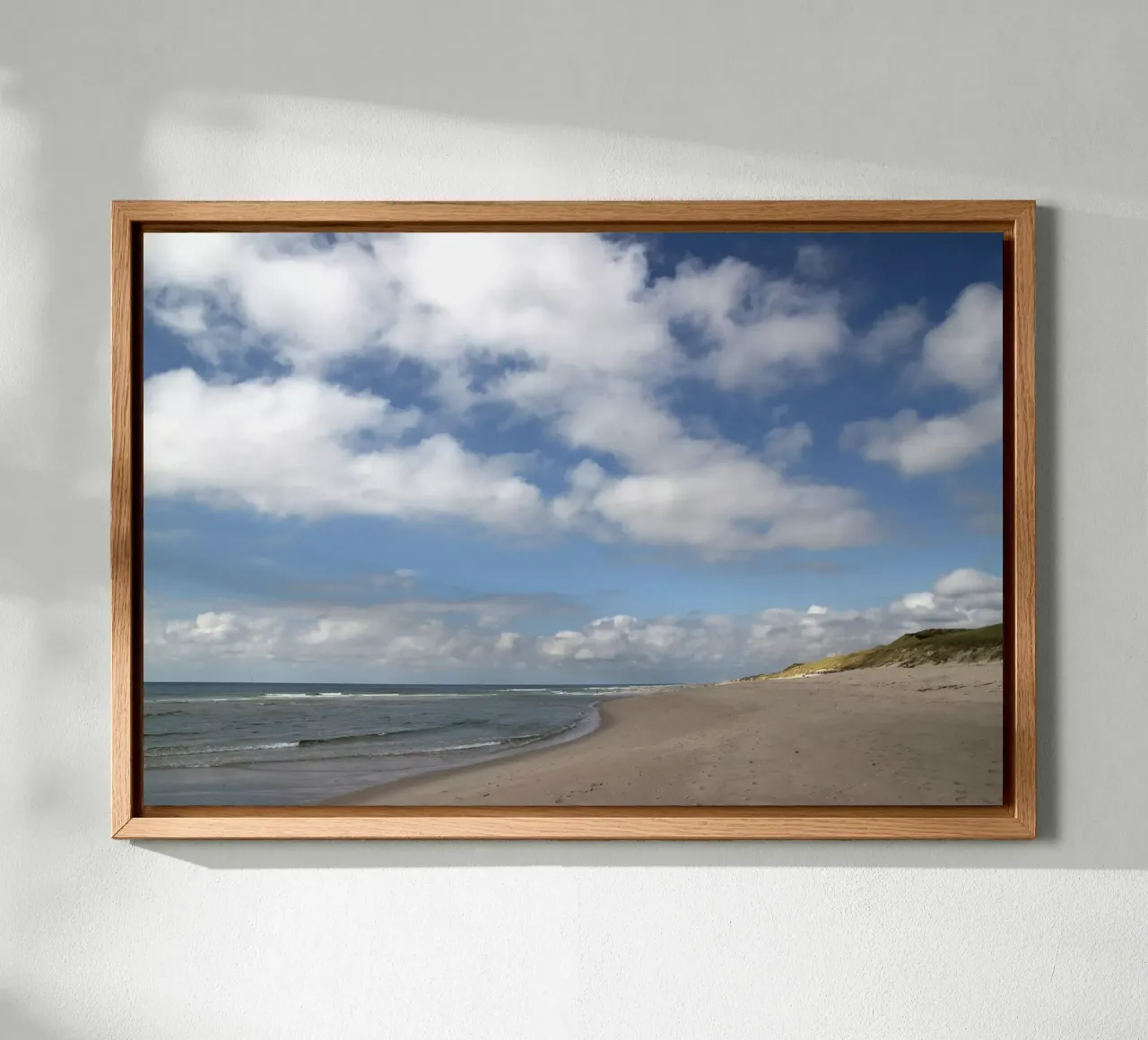Mare del Nord | Isola di Sylt tela con Cornice a cassetta da eyes & tries