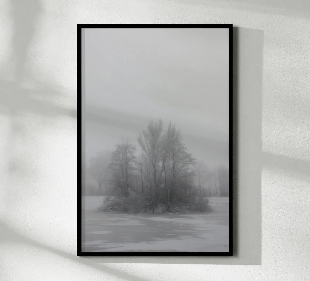 Lake in the mist poster by eyes & tries