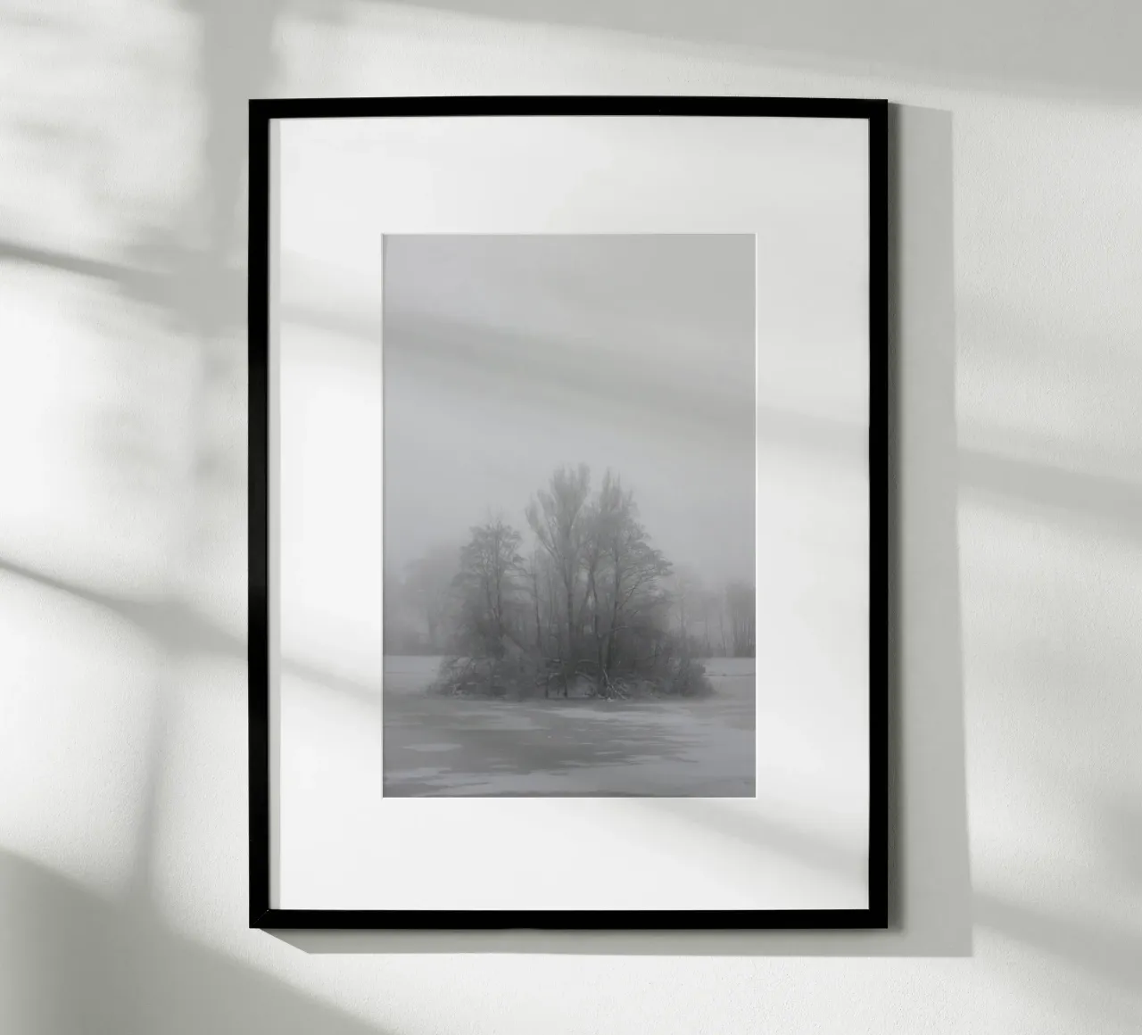 Lake in the mist poster by eyes & tries