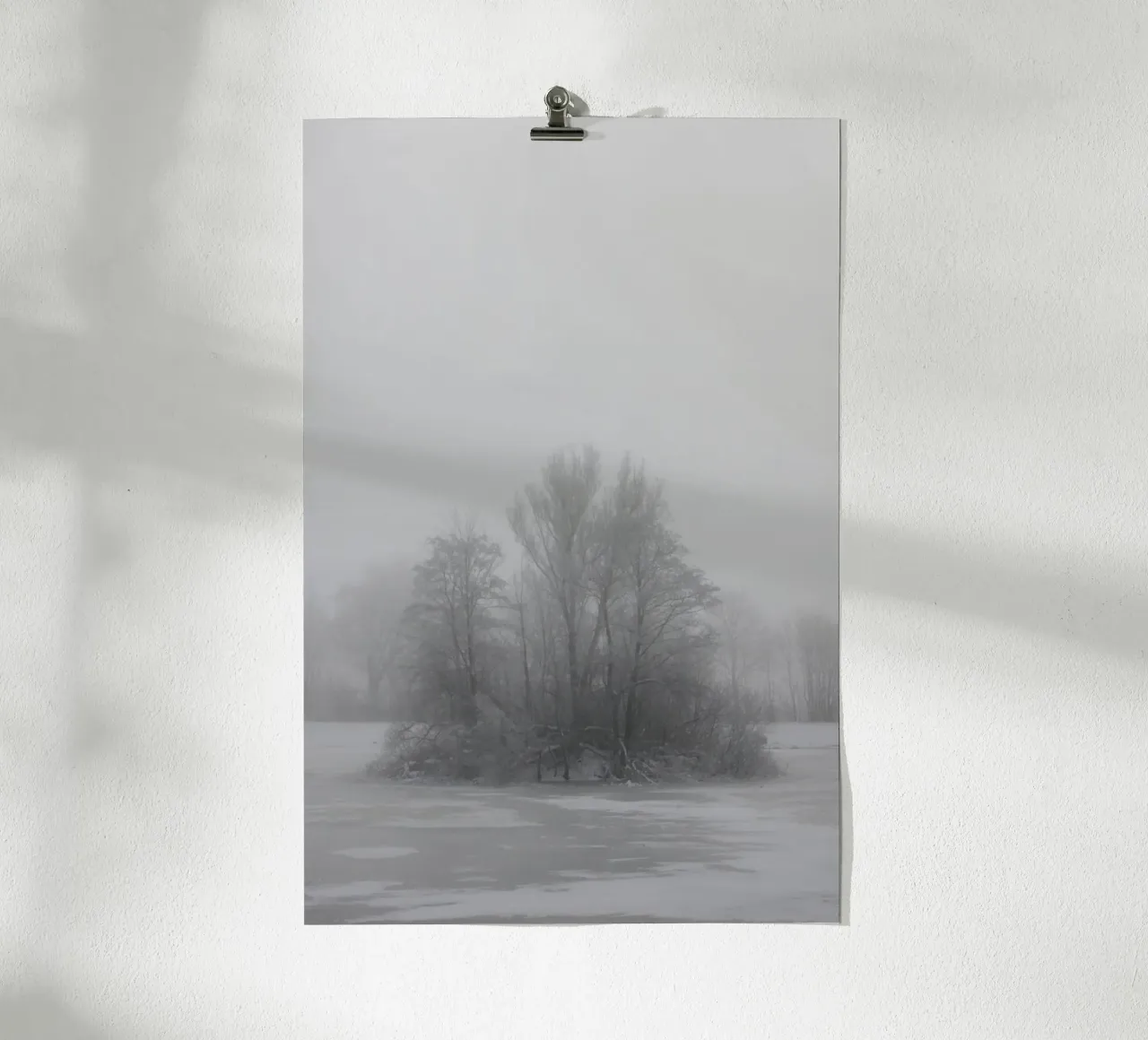 Lake in the mist poster by eyes & tries