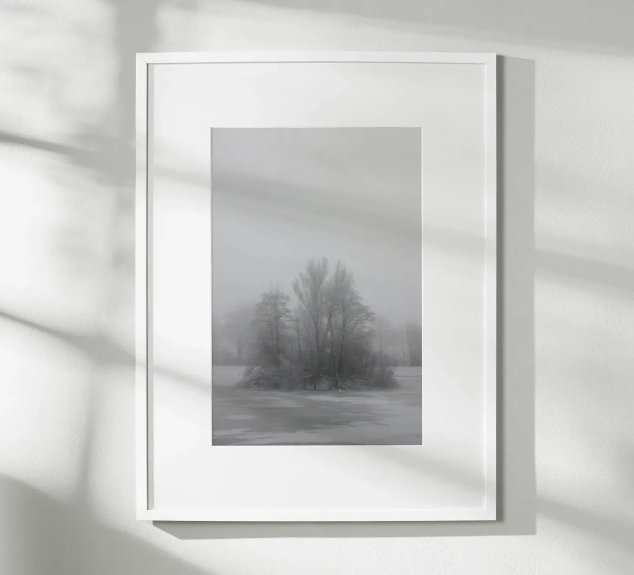 Lake in the mist poster by eyes & tries