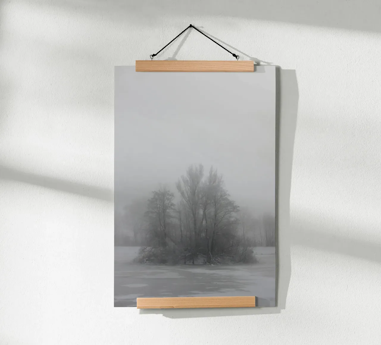 Lake in the mist poster by eyes & tries