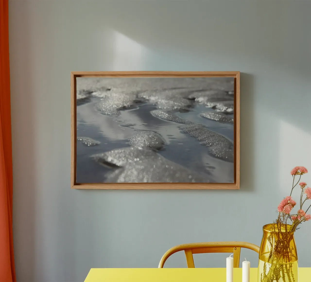 Mare di Wadden | Isola di Sylt tela con Cornice a cassetta da eyes & tries