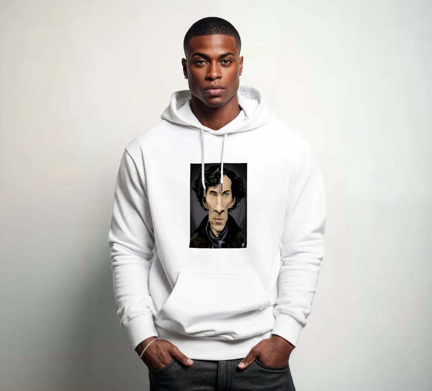 Benedict Cumberbatch felpa con cappuccio da Rob Art | Illustration